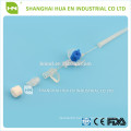 Disposable I.V. cannula with butterfly wings